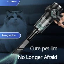 SOKANY Portable Cordless Vacuum Cleaner, Powerful Suction Handheld Vacuum Cleaner For Commercial Use, USB Rechargeable With Multiple Attachments, Suitable For Car, Home, Office And Crevice Tool