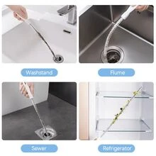 1/2pcs Pipe Unclogging Brushes, Sewer Cleaning Brushes, Kitchen Sink Cleaning Tools, Crevice Cleaners