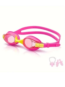 Swimming Goggles For Kids Youth Age 3-12 Years Old, Anti Fog & Clear Vision, No Leaking, Quick Adjustable Strap