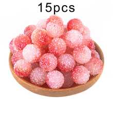 15pcs, 20mm Fashionable Sugar Sand Beads, Multiple Colors, Suitable For DIY Handmade Bead Pens, Keychains, Car Decorations, Etc - Multicolor - View 24