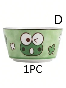 Sanrio 1PC/4PCS Sanrio Cute Cartoon Tableware Bowl Pink Kitty Cat Jade Guigou Creative Rice Bowl High Beauty Couple's Ceramic Dessert Bowl Large Capacity Home Thickened Tableware Bowl Suitable For Kitchen Soup Dessert Perfect Tableware!,School Supplies