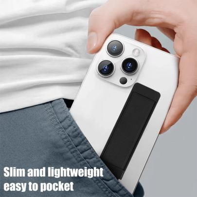 Soporte universal de muñeca para teléfono, soporte portátil de agarre de dedo para teléfono, soporte adhesivo compatible con iPhone, teléfonos Android, regalo para cumpleaños, familia, amigos, anillo de dedo, agarre de teléfono, accesorios de teléfono