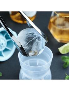 1/3 件 3.46 盎司大冰球模具、硅胶冰格、冰块模具、圆形冰盒、2.36 英寸冰球制冰机、厨房小工具、酒吧配件。适用于户外、露营 - 彩色 - 查看 7