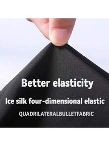 1pc Women's Athletic Shorts For Summer, Lightweight Breathable Drawstring Geometric Print Elastic Waist Sports Shorts For Outdoor Running, Fitness - Black - View 6