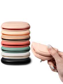 1/3pcs Silicone Earphone Case, Minimalist Portable Coin Purse, Digital Accessories Storage Box Cable Organizer, Cable Headset Storage Bag, School Supplies, School Accessories, Back-To-School, Travel Accessories, College Student Anti-Drop And Anti-Loss Storage Bag