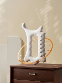 1pc Ceramic Facial Massage Scraper, Acupressure Point Body Massage Stick Guasha Board For Body Gua Sha - View 5