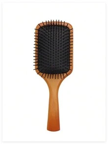 1pc Sandalwood Air Cushion Comb , Anti-Static Wooden Massage Comb For Detangling, Scalp Stimulation, Hair Growth And Thickening Body Care For Travel,Outdoor,Sport,Office,School - Multicolor - View 5