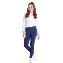 Unisex Second Skin Thermal Pants For Girls And Boys, Children And Youth, Size 1 To 16 - 藏蓝色 - 查看 2