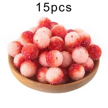 15pcs, 20mm Fashionable Sugar Sand Beads, Multiple Colors, Suitable For DIY Handmade Bead Pens, Keychains, Car Decorations, Etc - Multicolor - View 17