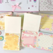 1 件/6 件可爱备忘录记事本，优质材料，适合学生、教师、生日礼物、女孩礼物、学校用品、返校 - 彩色 - 查看 5
