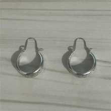 1 Pair Vintage Carved Floral Hoop Earrings, Suitable For Women Daily Accessories, Jewelry Gift