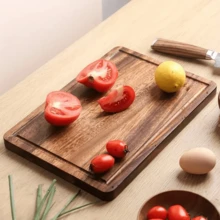 Premium Rosewood Cutting Board - Suitable For Meat, Cheese, Bread, Vegetables And Fruits - Durable Kitchen Prep Tool, Easy To Clean - Brown - View 5