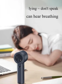 Ventilatore portatile a mano con turbo raffreddamento, display LED e batteria ricaricabile al litio, ad alto volume d'aria, durata prolungata, silenzioso, adatto per uso domestico e per i viaggi
