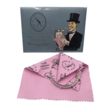 1块优质便携式珠宝清洁布，抛光布，适用于纯银、黄金、铂金首饰、手表、硬币，去除氧化层，保持珠宝清洁闪亮（搭配珠宝清洁液使用效果更佳！！！）