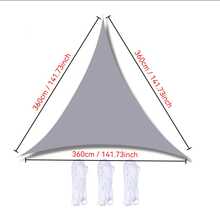 1pc Sunshade Canopy, Waterproof, UV-Resistant Rectangular Sunshade Cloth, Suitable For Outdoor Camping, Patio, Garden, Swimming Pool, Amusement Park, Made Of 210D Thin Waterproof Oxford Cloth - Multicolor - View 35