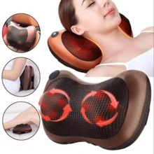 LINMEX Electric Back And Neck Massager With Infrared Shiatsu Movement - Black - View 1