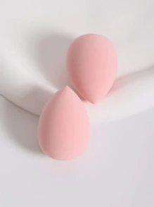16 Pieces Mini Pink Brown Makeup Sponge, Mini Multi-Functional Makeup Sponge, Suitable For Liquid, Cream And Powder Cake, No Latex Makeup Sponge, Suitable For All Skin Types, Christmas Gift, Simple And Beautiful, Easy To Carry