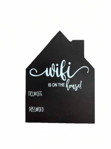 1 cái Giá đỡ mật khẩu WiFi bằng gỗ sáng tạo, trang trí để bàn nhiều cảnh theo phong cách Boho cổ điển, văn phòng, phòng học, phòng khách, đạo cụ tiệc ngày lễ - Nhiều màu - Xem 15