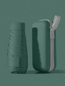 1pc Mini Portable Sunshade Umbrella With UV Protection And Foldable Rain Umbrella, Comes With A Carry Bag, Suitable For School, Office, Home, Travel, Gifts For Men, Available In Multiple Colors, Spring Summer Picks, Brides Maid Gifts, Room, Bedroom Decor, Bedroom Decor, Beach, Travel, For Men, For Women, Vacation,Cute Stuff - Multicolor - View 12