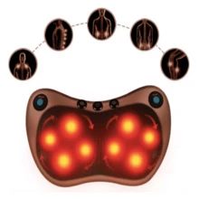 LINMEX Electric Back And Neck Massager With Infrared Shiatsu Movement - Black - View 2