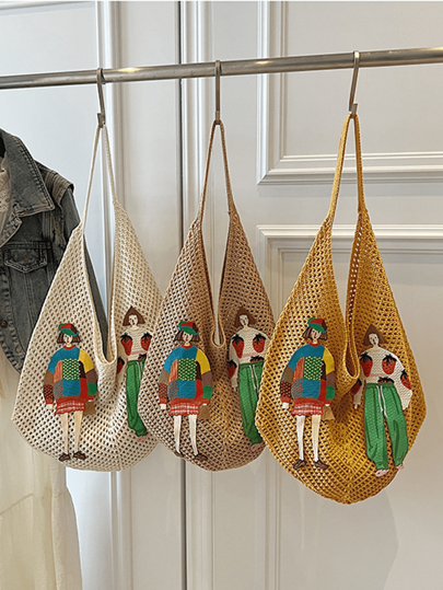 Summer New Arrival Woven Women's Tote Bag, Fashion Shoulder Net Bag, Beach & Travel Straw Bag, Hottest Beach Bags