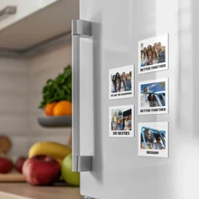1pc Custom Photo Fridge Magnet, Personalized Custom Fridge Magnets With Names, Anniversary Gifts, Gift For Mom, Mother's Day, Father's Day