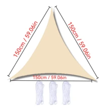 1pc Sunshade Canopy, Waterproof, UV-Resistant Rectangular Sunshade Cloth, Suitable For Outdoor Camping, Patio, Garden, Swimming Pool, Amusement Park, Made Of 210D Thin Waterproof Oxford Cloth - Multicolor - View 115