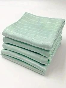 1件/2件/5件竹纤维高吸水玻璃清洁巾、洗碗布、擦拭布、不粘油竹纤维多用途清洁布、厨房抹布、干湿两用、不留条纹、适用于清洁桌子、碗、镜子等。 - 彩色 - 查看 17