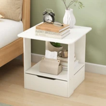 1pc Minimalist Modern Coffee Table, Small Side Table For Living Room, Home Use, Rental House, Small Space, Nightstand