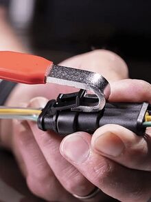 1pc Universal Metal Automotive Electrical Terminal Connector Separator Removal Tool, Car Repair And Maintenance Puller - Multicolor - View 7