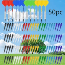 50pcs Soft Dart Tips, Durable Professional Competition-Grade Dart Points, Plastic Components, Easy To Break And Durable, Made Of PC Material, Available In Various Sizes, For Dart Tip Replacement And Removal, Suitable For Dart Games - View 3