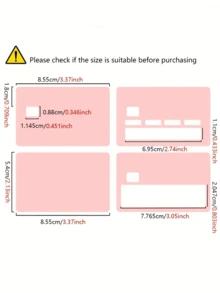 4 piezas Pegatinas de tarjeta de crédito/débito con diseño de mariposa, Set de 4 pegatinas de tarjeta de débito de dibujos animados de colores, Pegatinas de tarjeta de crédito/débito de PVC de alta calidad, Pegatinas de tarjeta de crédito/débito de moda - Multicolor - Ver 3