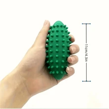 1 pièce Balle de massage à concombre de mer pour le yoga/la fitness, balle d'acupression pour le relâchement des muscles des pieds et des mains