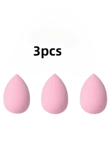 16 Pieces Mini Pink Brown Makeup Sponge, Mini Multi-Functional Makeup Sponge, Suitable For Liquid, Cream And Powder Cake, No Latex Makeup Sponge, Suitable For All Skin Types, Christmas Gift, Simple And Beautiful, Easy To Carry