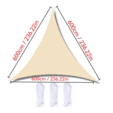 1pc Sunshade Canopy, Waterproof, UV-Resistant Rectangular Sunshade Cloth, Suitable For Outdoor Camping, Patio, Garden, Swimming Pool, Amusement Park, Made Of 210D Thin Waterproof Oxford Cloth - Multicolor - View 85