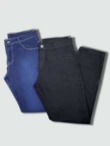 Kit 2 Men's Jeans With Elastane Original Premium Line - 查看 1