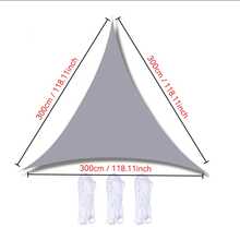 1pc Sunshade Canopy, Waterproof, UV-Resistant Rectangular Sunshade Cloth, Suitable For Outdoor Camping, Patio, Garden, Swimming Pool, Amusement Park, Made Of 210D Thin Waterproof Oxford Cloth - Multicolor - View 30