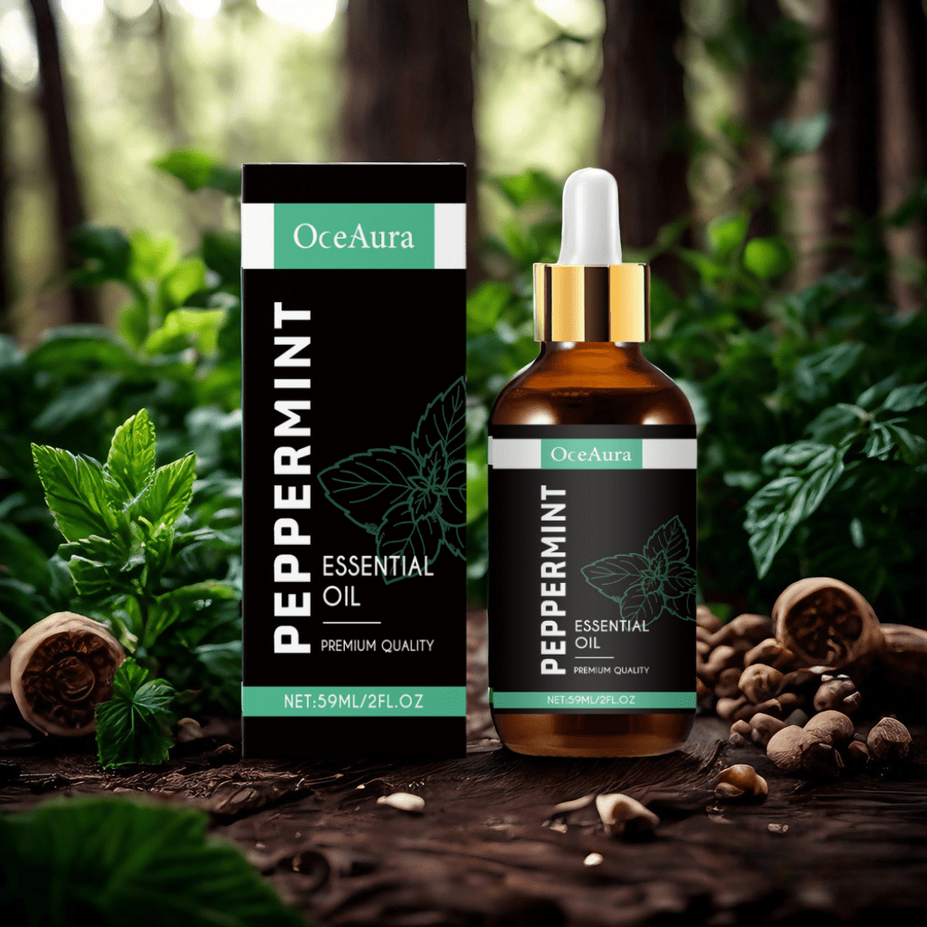 1pc OCEAURA Mint Aromatic Essential Oil Is Made According To The Aromatic Moisturizing Formula That Mildly Nourishes The Body Skin