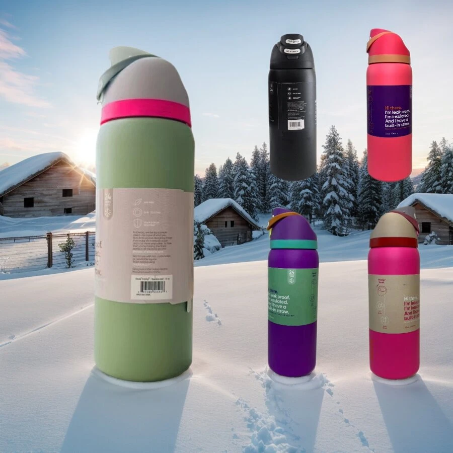 40oz New Style Water Cup, Ice Master Cup With Straw, Large Capacity, High Appearance, 304 Stainless Steel Car Water Cup, Suitable For Family, Office And Sports Use. - Olive Green - View 1