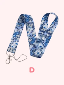 1条春季花卉印花长挂绳，配有樱桃图案证件挂绳，适用于手机挂绳、游戏机挂绳、相机挂绳、文件挂绳、门禁卡、交通卡、工作许可证、场地证明、音乐会、鸡尾酒会等场合。是送给男朋友、女朋友、家人、医生、护士、派对礼物、手机装饰、圣诞礼物等的理想之选。汽车配件、包包挂饰、校园风可爱哥特风Y2K包包挂饰、汽车配件、教师、姐妹礼物创意 - 彩色 - 查看 15