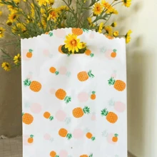 50pcs/Thick Four Finger Bag Fresh Small Accessories Hair Hairpin Earrings Plastic Packaging Bag Clothing Store Handbag Summer Cooling,Beach,Travel