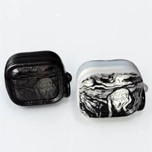 1pc Shocking Oil Painting Style Protective Case For Apple Pro 2, Pro, 3 And 4
