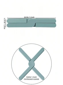 1 Pack Silicone Heat Resistant Mat Foldable Non-Slip Pot And Pan Mat Table Mat Plate And Dish Cross Holder Coaster Kitchen Table Mat