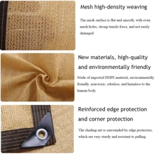 Encrypted And Thickened Shade Sail For Patio, Balcony, Garden - UV Protection, Ventilation, Cooling Canopy, Outdoor Awning