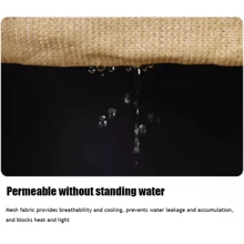 Encrypted And Thickened Shade Sail For Patio, Balcony, Garden - UV Protection, Ventilation, Cooling Canopy, Outdoor Awning