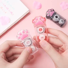 1 PC Cute Cat's Claw Correction Tape Mini Large Capacity Correction Tape Student Homework Correction Tape