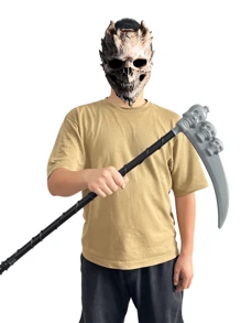 Arma Vines Foice da Morte Brinquedo Prop, Decoração de Festa de Plástico Tridente de Tritão Halloween