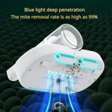 Mite Remover Vacuum Cleaner Home Bed Ultraviolet Sterilization Machine Vacuuming And Mopping All-In-One Machine Handheld Wireless Mite Removal Artifact - White - View 4