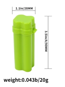 2 pezzi Scatola portasigarette con coperchio ribaltabile e scomparti per accendino integrati, portatile, con doppio scomparto, coperchio ribaltabile e comodo spazio per conservare due accendini