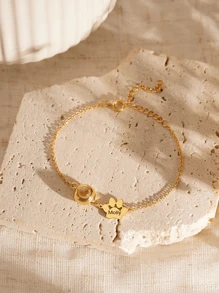 Pulseira de projeção personalizada com gravação | Pulseira com nome de animal de estimação e foto | Pulseira de projeção com imagem de cachorro/gato da mãe | Pulseira de projeção personalizada para animais de estimação para mulheres | Presente para amantes de animais de estimação